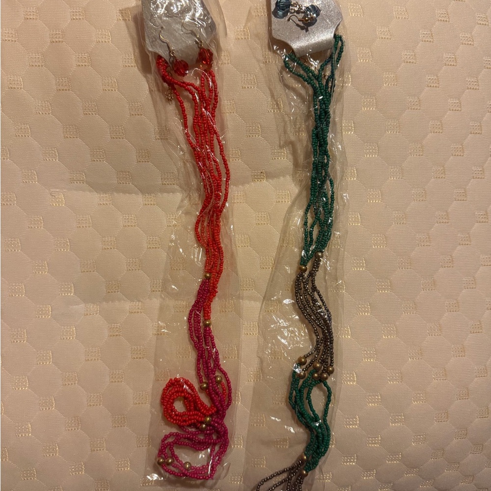 Vibrant Multicolor Beaded Hair Accessories